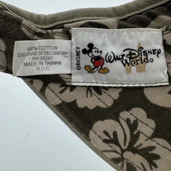 Disney World Parks Golf Visor Hat Hawaii Luau Mickey Mouse Surfing Adjustable - Picture 9 of 9